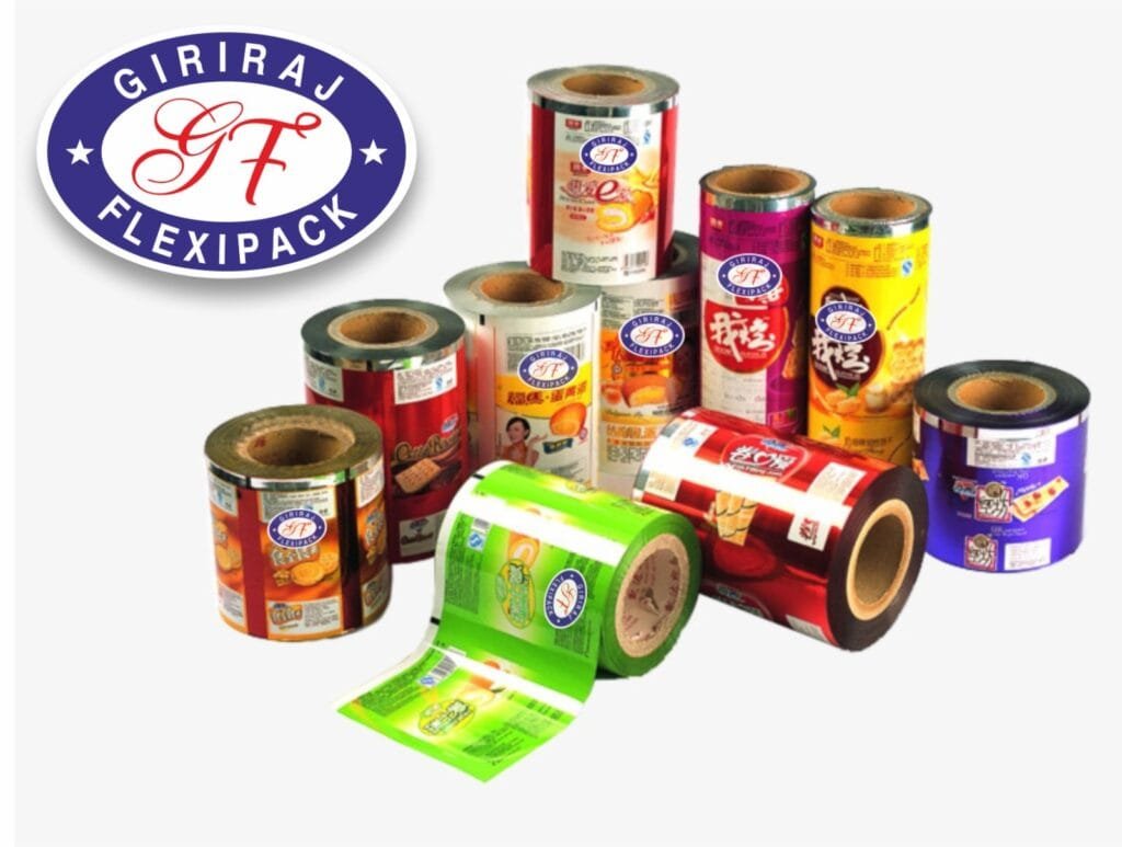 Flexible packaging laminated rolls and pouches