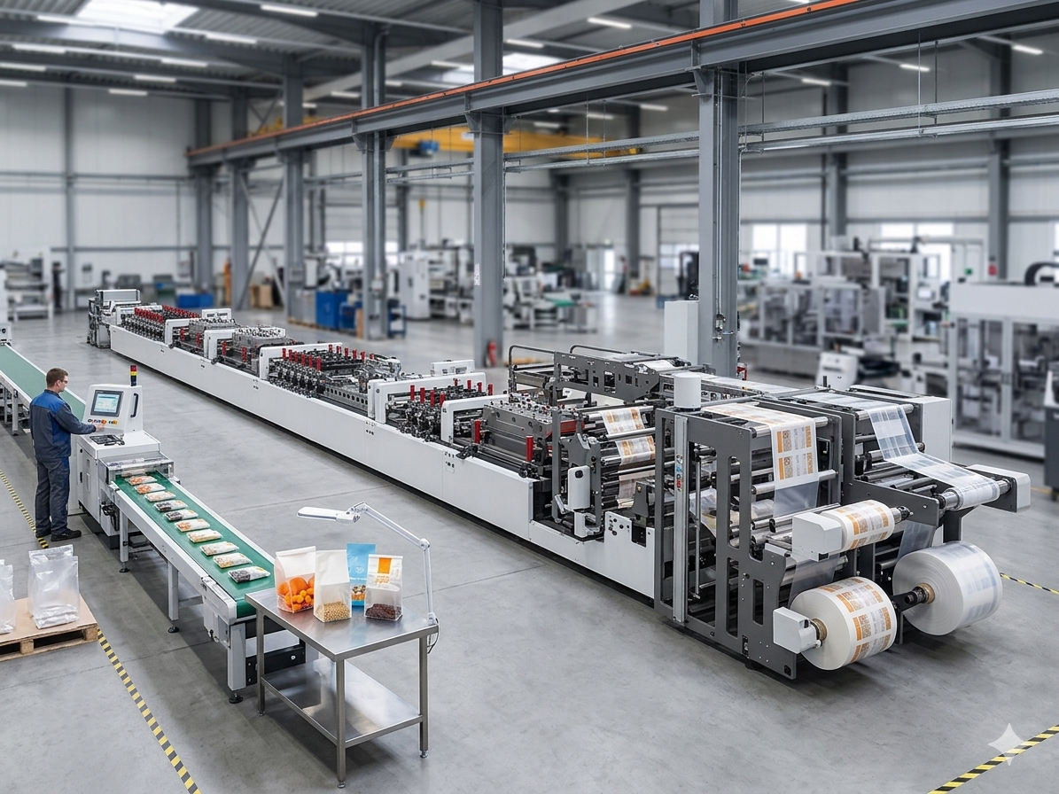 Flat Bottom Pouch Machine