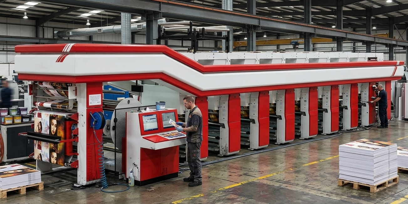 Machine Printing 8 Colours Rotograuwer